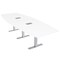 Skutchi Designs 45 in W, 144 in L, 29 in H, Engineered Wood Top, White HAR-BOT-46x143-T-ELEC-XD09 - alternate 1